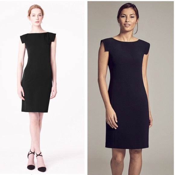 MM Lafleur Dresses & Skirts - MM LAFLEUR Sarah Dress Midi Structured Black 10